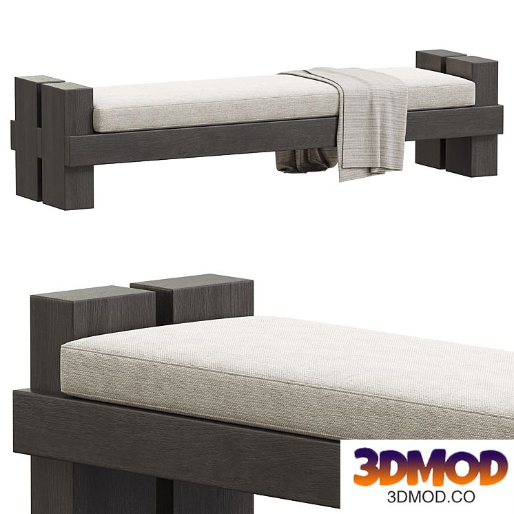 Elodie Wood Accent Bench