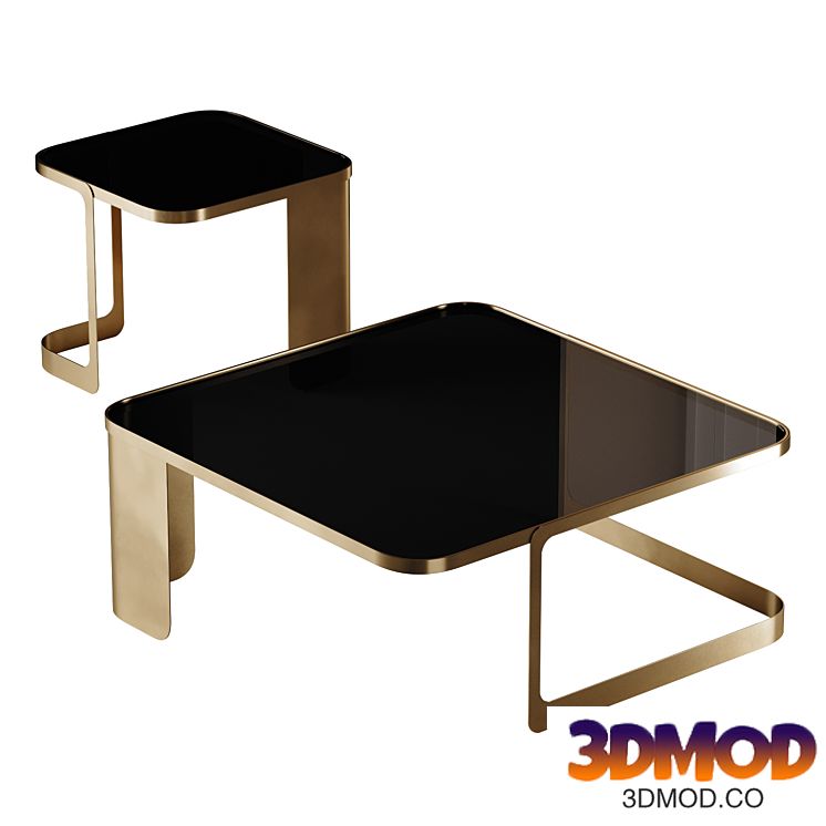 Coffee table and side table Matteo