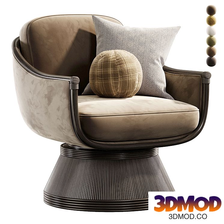 BALDWIN SWIVEL LOUNGE CHAIR