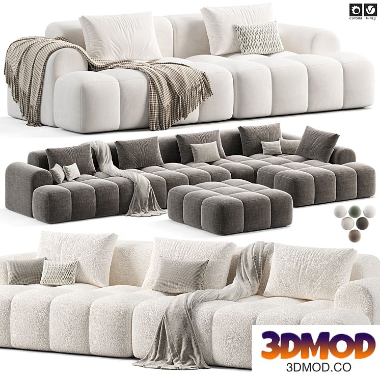 Extra Long Modern sofa