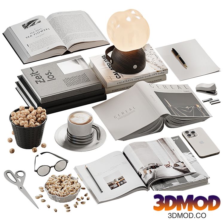 White decor for the workplace