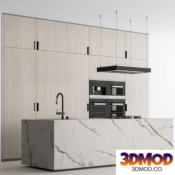 Kitchen Modern - Wood and Black 137
