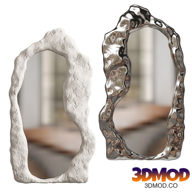 Mirror in a massive frame