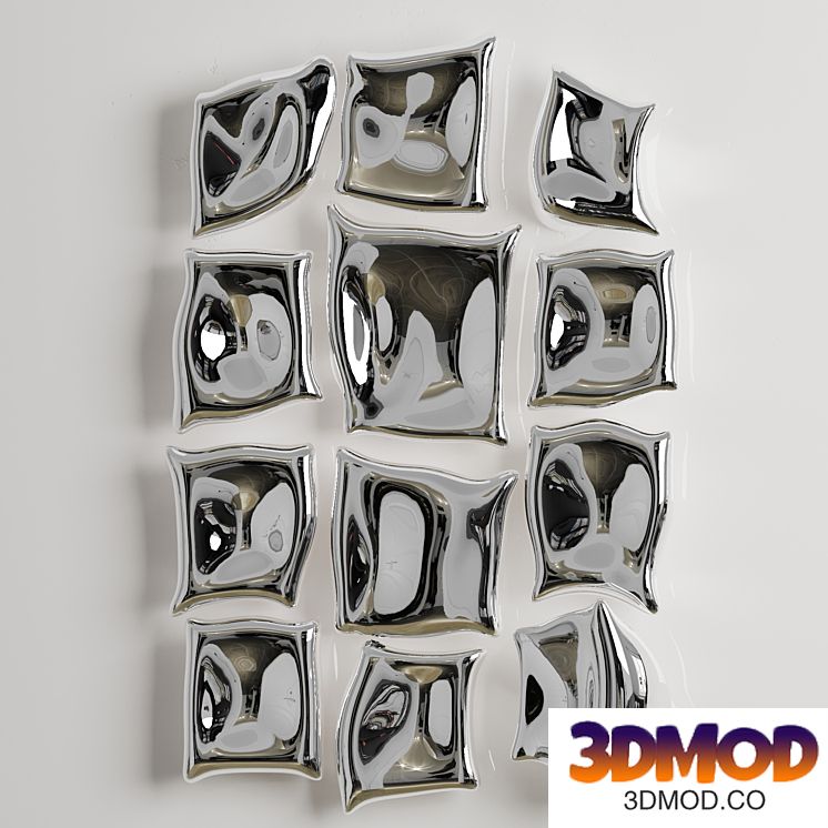 Decor Untitled (Mirrored Squares) by Graham Caldwell