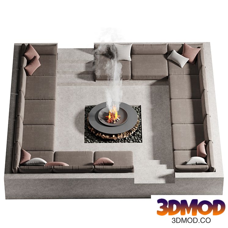 Place to relax by the fire