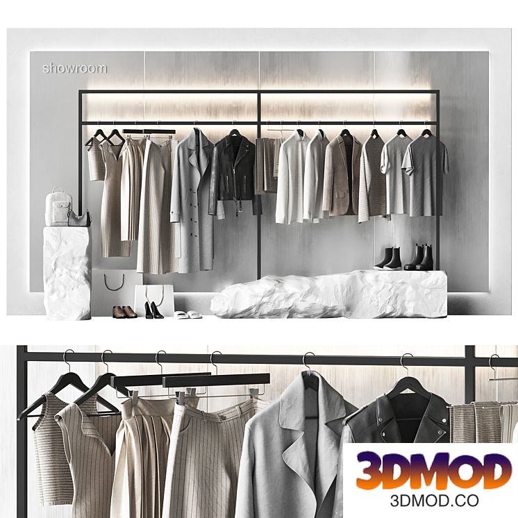 A set for a clothing store and showroom 3