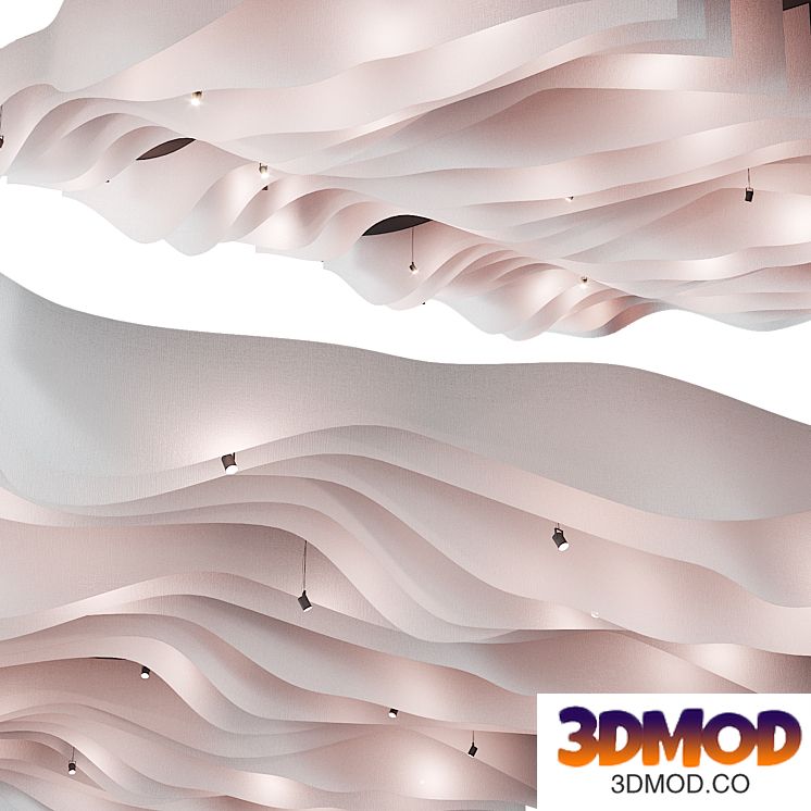 Suspended ceiling fabric 1