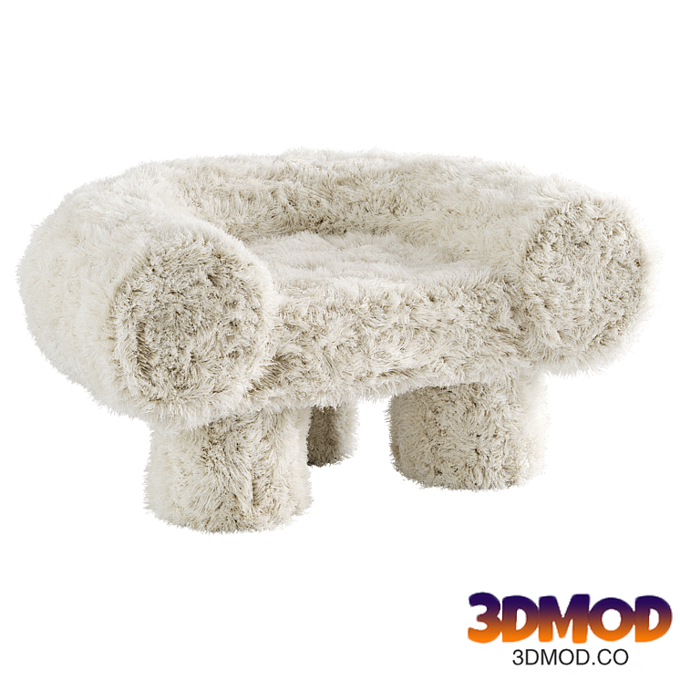 Mineral Yeti armchair by Vincent Mazenauer