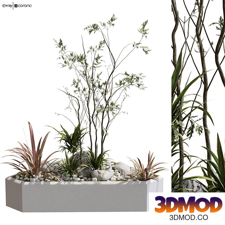 Corner Garden court yard Set 401