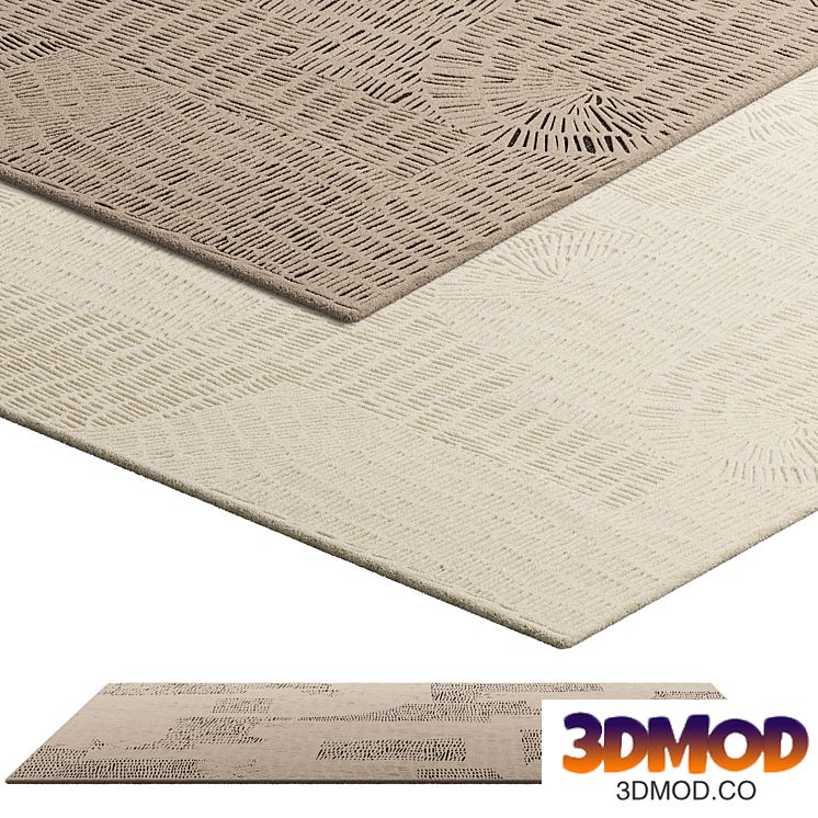 Poliform Trace Rectangular Rug (2 colors)