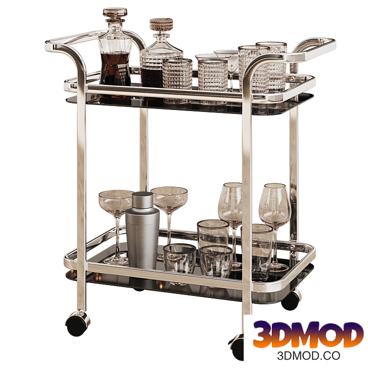 Halmar serving bar table