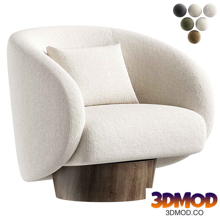 Union Home Rotunda Swivel Chair