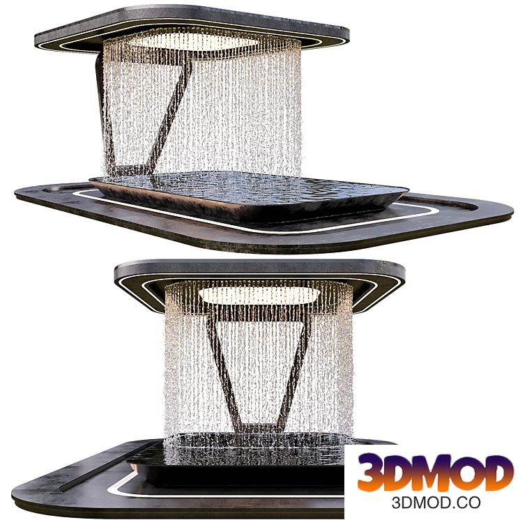 WATERFOUNTAIN WATERFALL CASCADE NO18