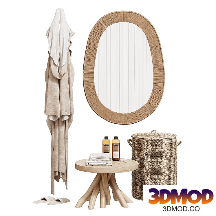 Decorative bathroom set