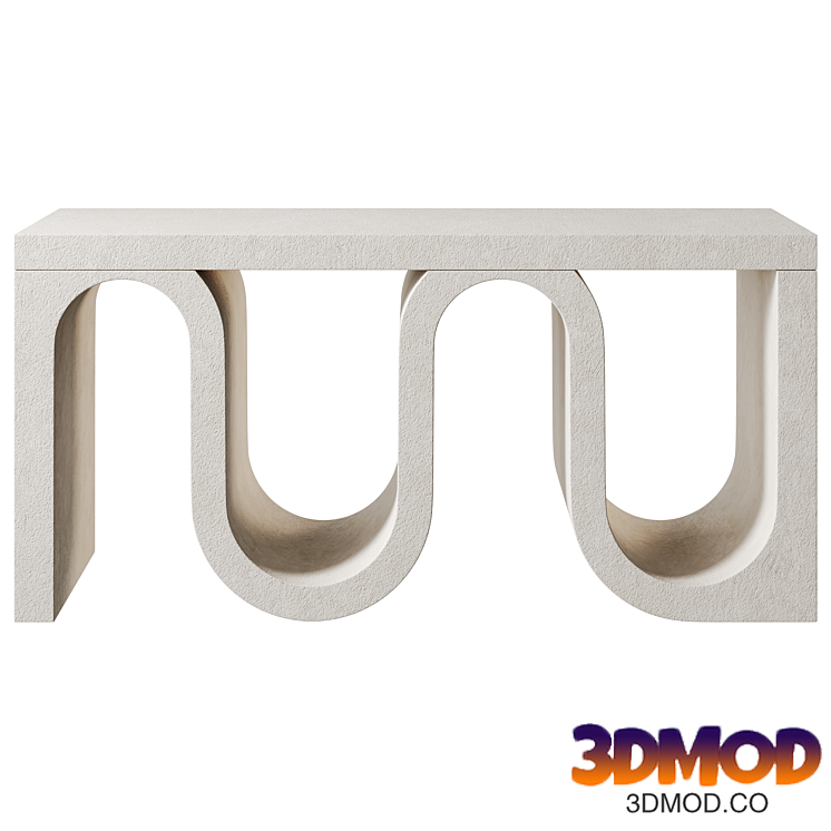 Melange Snaked Console Table By Hooker Furniture