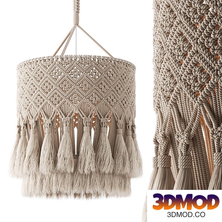 MACRAME Pendant Light 01