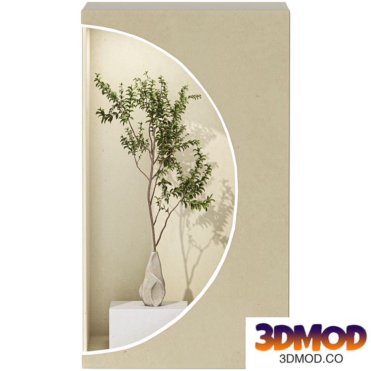 Indoor Minimal Tree Set 53