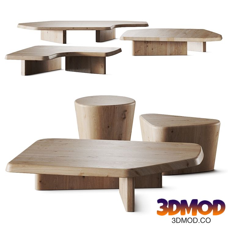 Baxter Aegates Wood Coffee Table