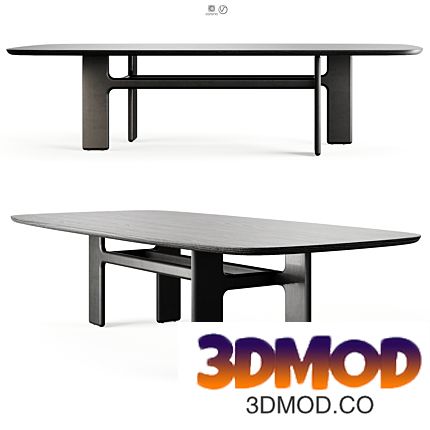 Bonaldo HIPPOS Travertino Table
