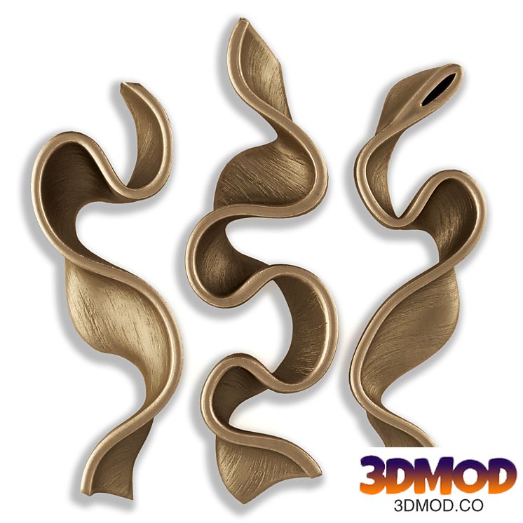 Wave stripe wall art