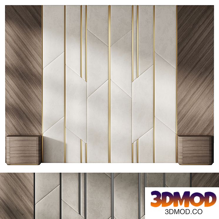 Headboard Wall Panel 04
