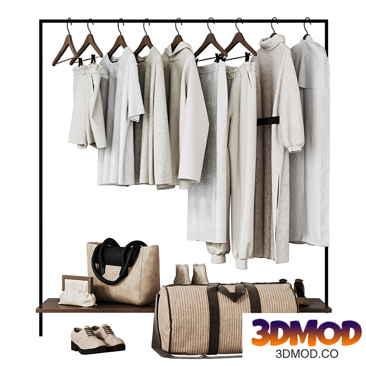 Clothes for dressing room / store 005