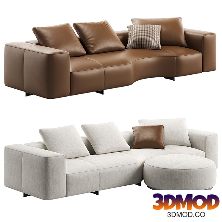 Yves Sofa 04 by Minotti