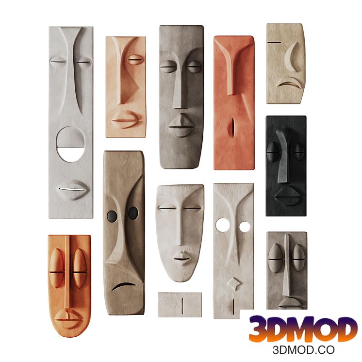 Wall Decor Mask 02