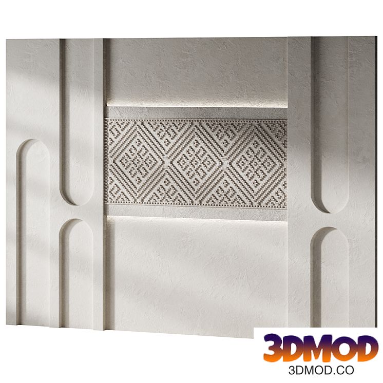Decorative wall 3d panel 02