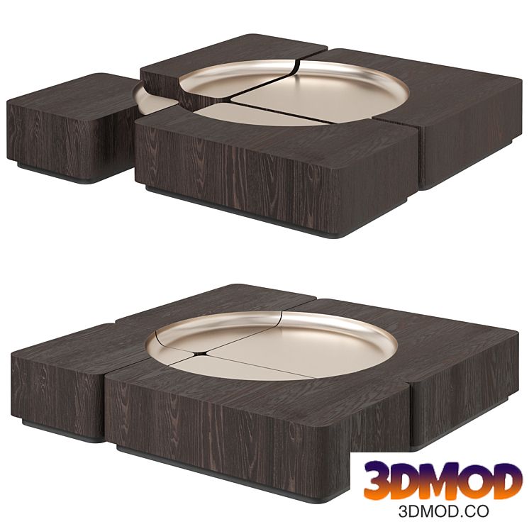Bas Relief Coffee Table by A&B Living
