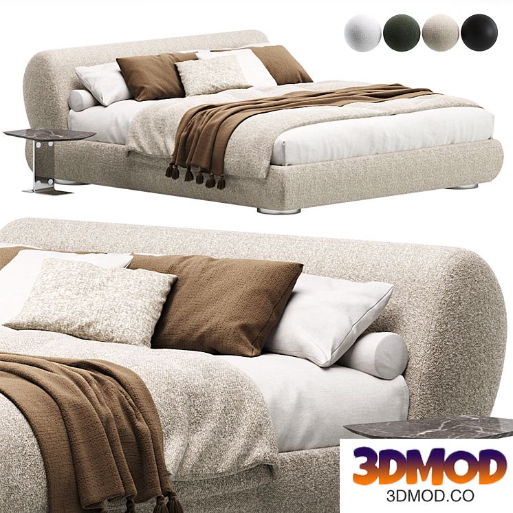 Supermoon Bed by Minotti