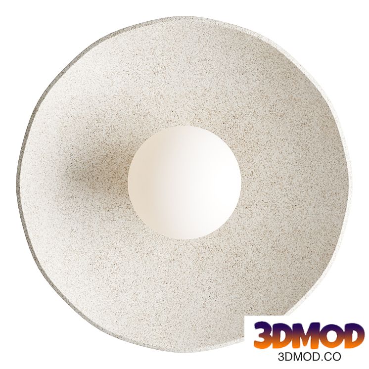 Organic Ceramic Sconce