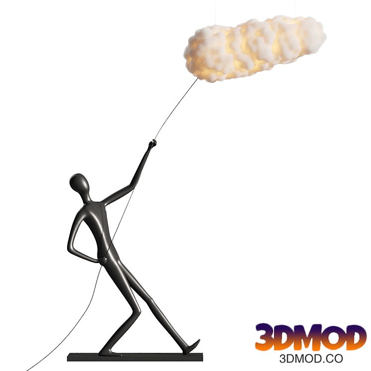 Chasing Clouds Floor Lamp