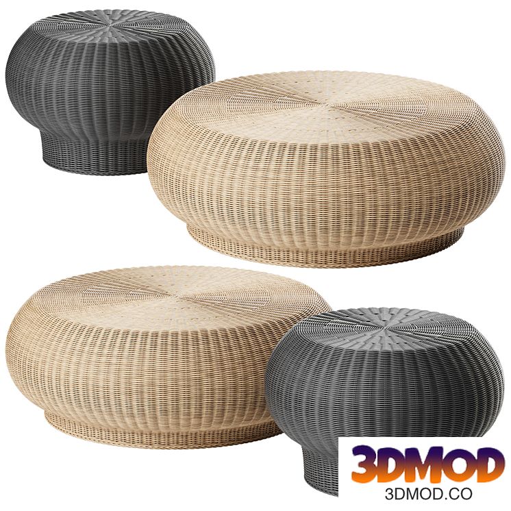 Gervasoni Bolla Side Tables