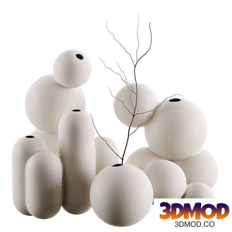 Scandinavian ceramic vases