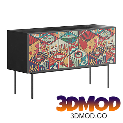 Small cabinet Boho Color