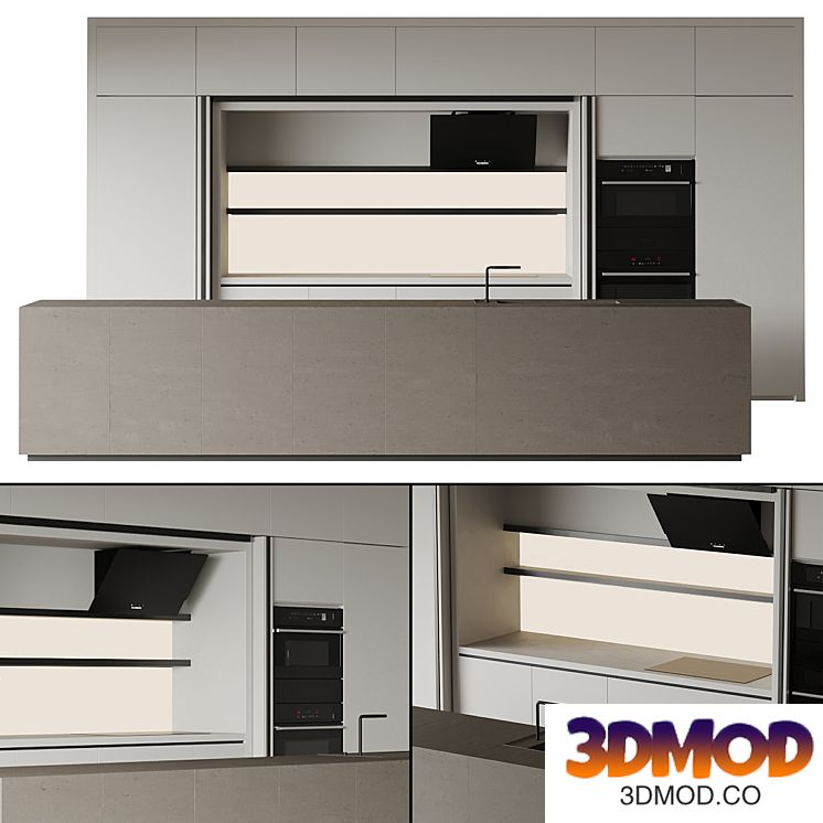 Kitchen with M1 and M2 by Minimal