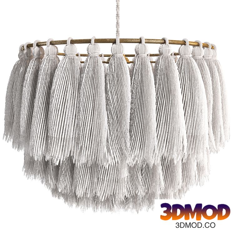 Boho Tassel Pendant Lamp