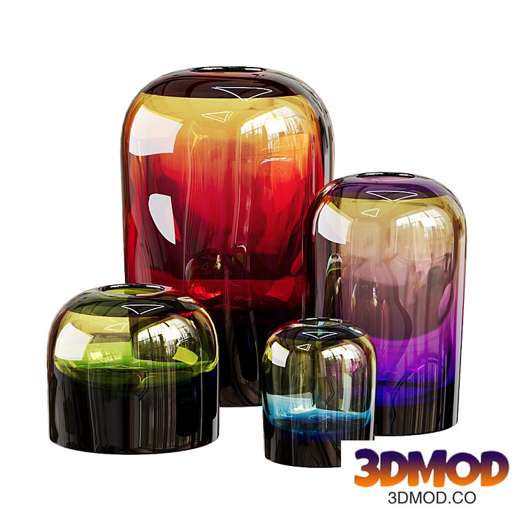 Decorative designer vases (4 colors)