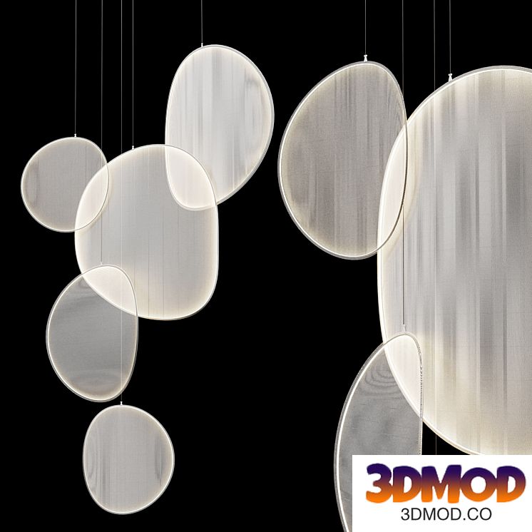 iiii 09 led fabric pendant lamp