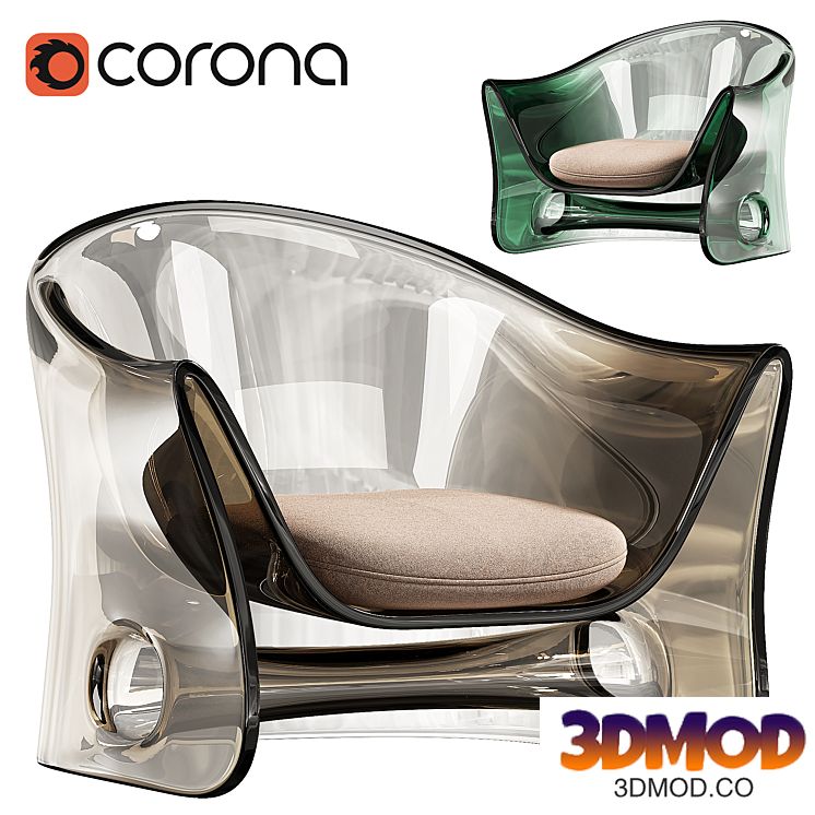 Glass chair