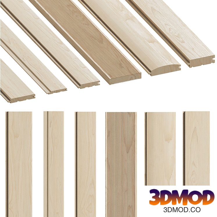 planed, profile board
