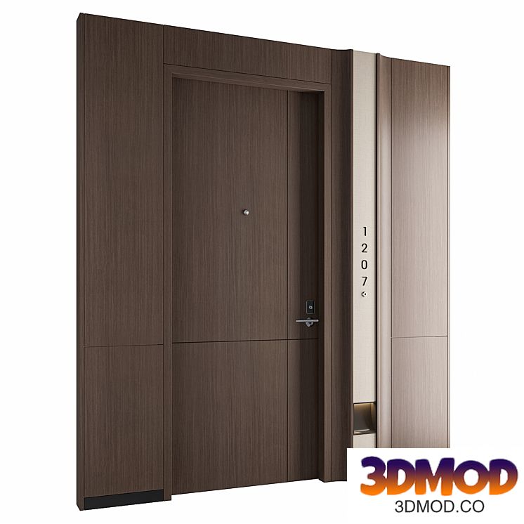 Modern Hotel Door 010