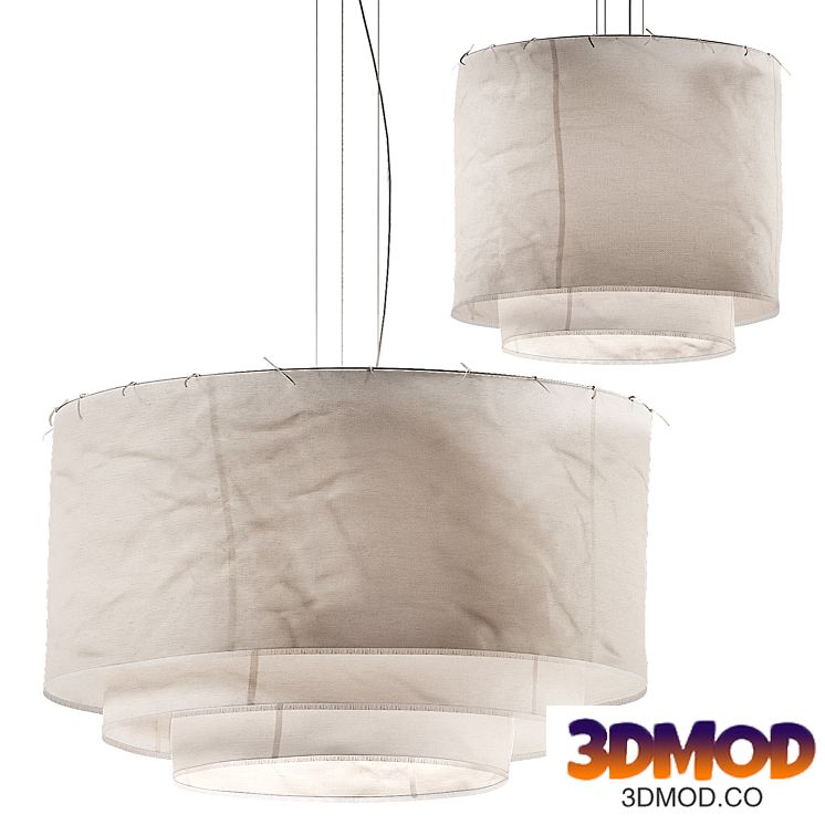 Minimalist Linen Pendant