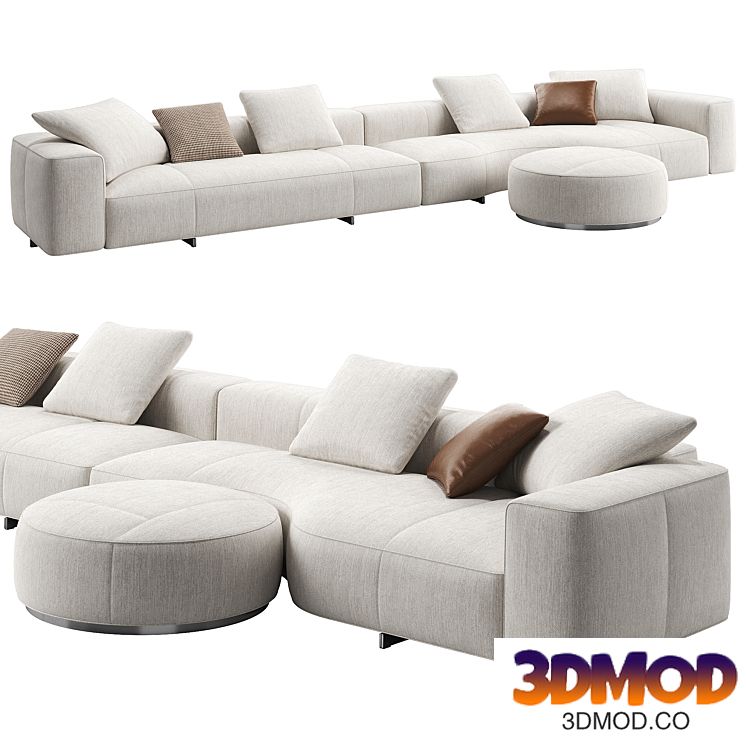 Yves Sofa 03 by Minotti