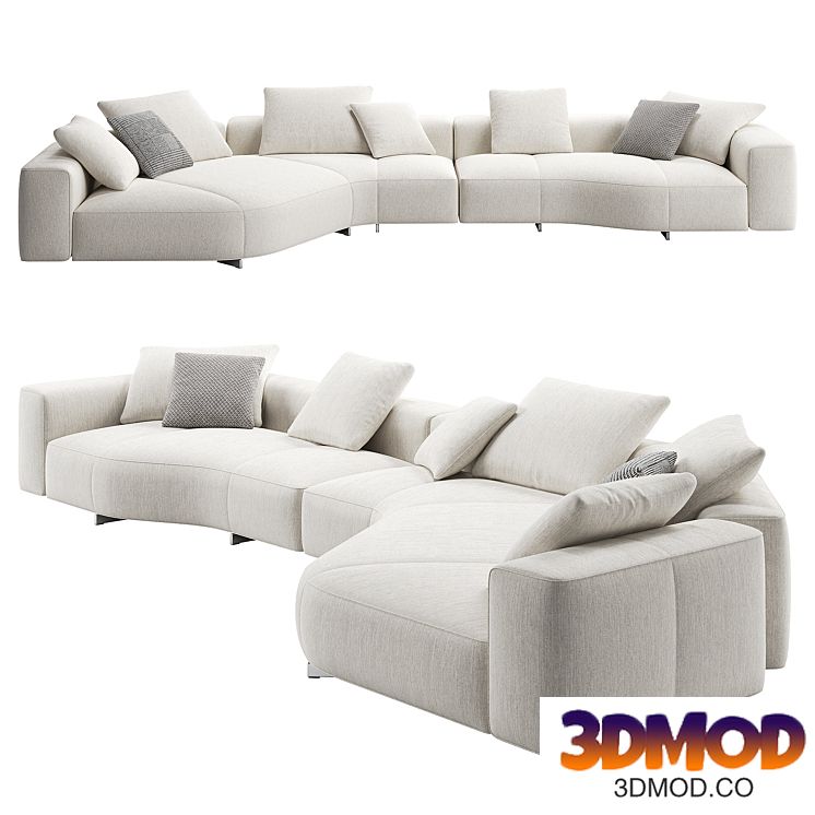Yves Sofa 13 by Minotti