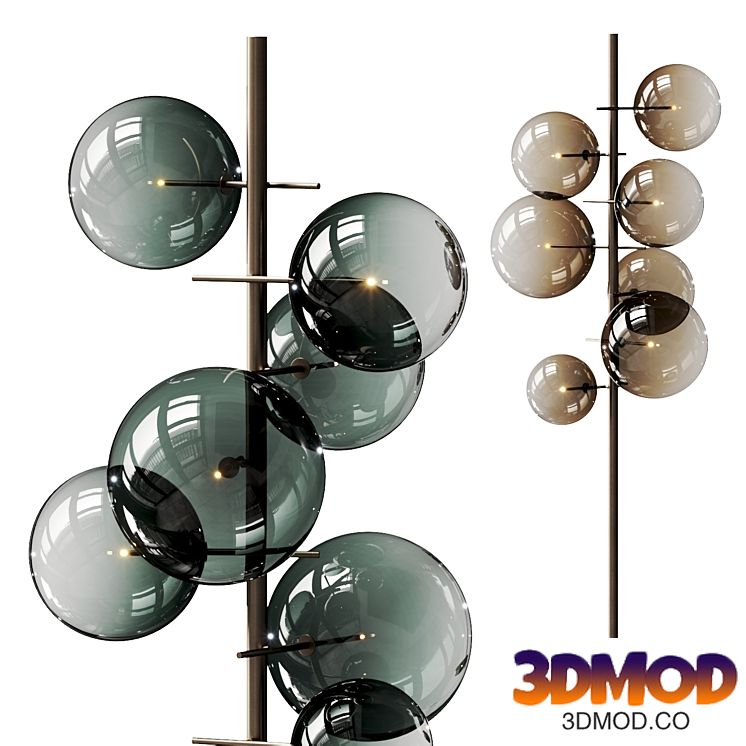 Gallotti & Radice Bolle Stelo Floor Lamp