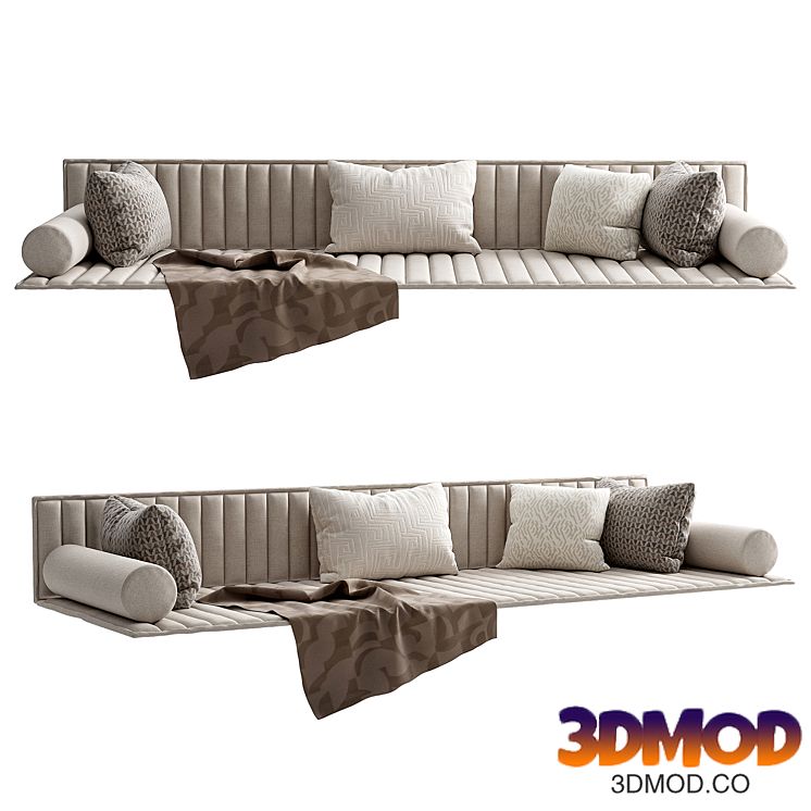 Window Seat Cushion Set 001