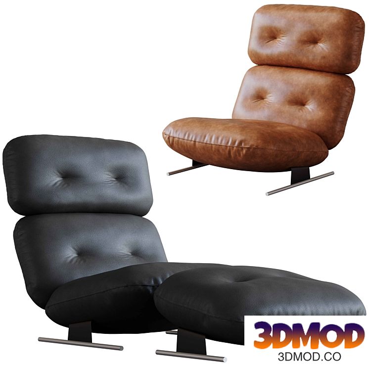 Armchair Libra By Minotti
