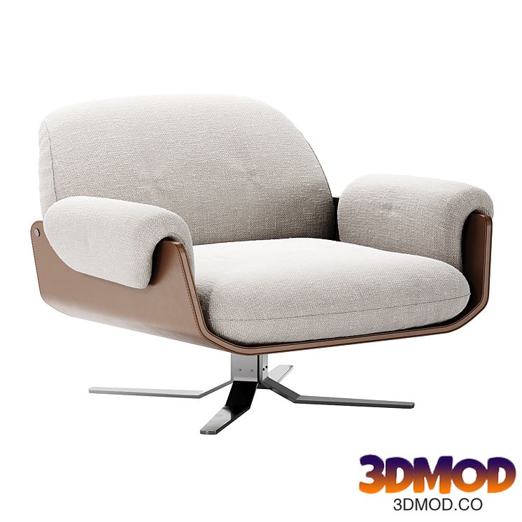 Minotti Laurel Armchair Leather